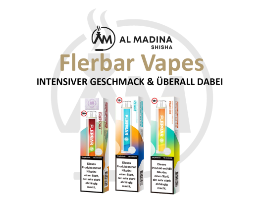 Flerbar Vapes: Intensiver Geschmack für unterwegs - 