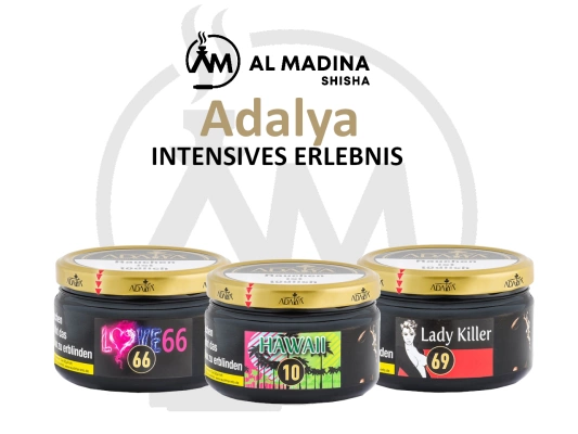 Adalya – Dein Shisha-Erlebnis auf einem neuen Level - Adalya Shisha Tabak: Intensiver Geschmack und Vielfältige Aromen