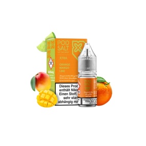 Pod Salt Xtra Liquid 10ml 20mg - Orange Mango Lime