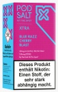 Pod Salt Xtra Liquid 10ml 20mg - Blue Razz Cherry Blast