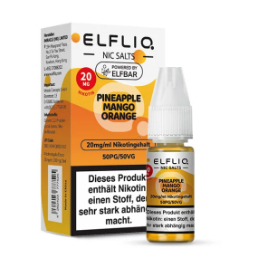 Elfbar Elfliq 10ml 20mg - Pineapple Mango Orange