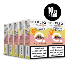 Elfbar Elfliq 10 x 10ml 10mg - Pink Lemonade - 10 Stück