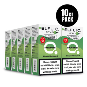 Elfbar Elfliq 10 x 10ml 20mg - Spearmint - 10 Stück