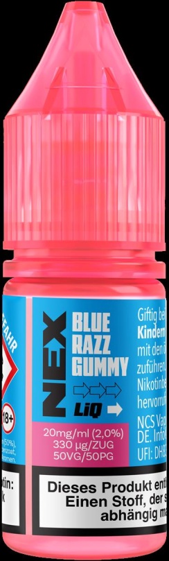 NexLiq Liquid 10ml 20mg - Blue Razz Gummy