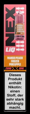NexLiq Liquid 10ml 20mg - Mango Peach Frozen Pineapple