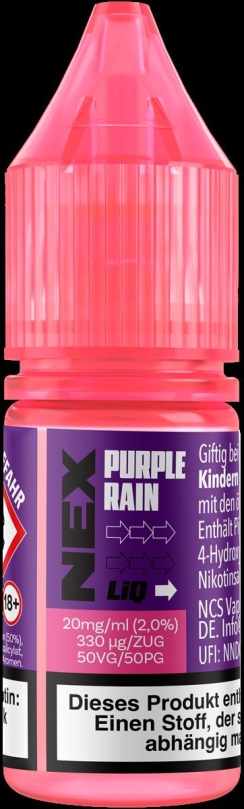 NexLiq Liquid 10ml 20mg - Purple Rain