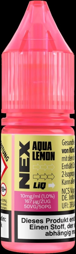 NexLiq Liquid 10ml 10mg - Aqua Lemon