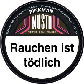 MUSTH Tabak 200g - Pinkman (35,90€)