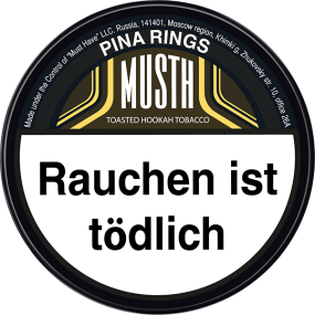 MUSTH Tabak 50g - Pina Rings (11,90 €)