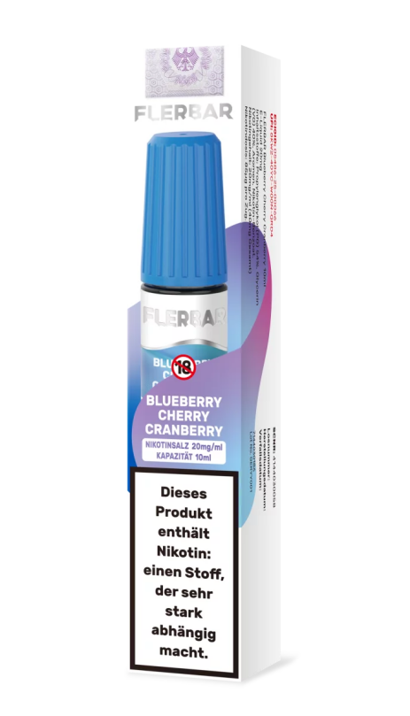 Flerbar Liquid 10ml 20mg - Blueberry Cherry Cranberry