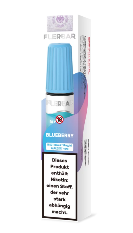 Flerbar Liquid 10ml 10mg - Blueberry