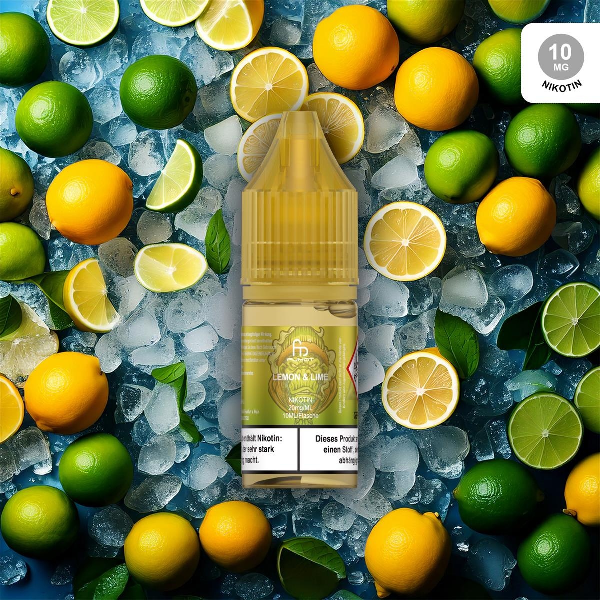 RandM Tornado Liquid 10ml 10mg - Lemon Lime - Al Madina Shisha Shop, 8,90