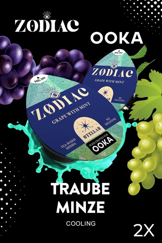 Zodiac OOKA Pod Tabakersatz 20g 2er Pack - Stellar