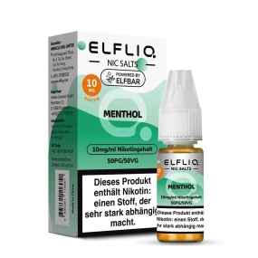 Elfbar Elfliq 10ml 10mg - Menthol