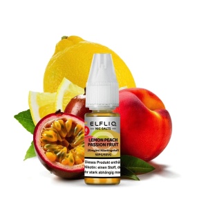 Elfbar Elfliq 10ml 20mg - Lemon Peach Passion Fruit