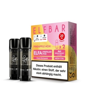 ELFBAR ELFA Liquid Pod 2er Pack (2 x 2ml) 20mg Nikotin -...