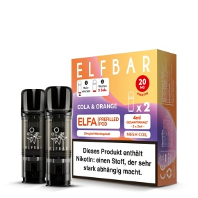 ELFBAR ELFA Liquid Pod 2er Pack (2 x 2ml) 20mg Nikotin -...
