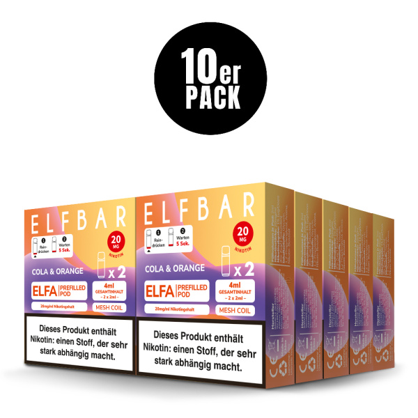 ELFBAR ELFA Liquid Pod 2er Pack (2 x 2ml) 20mg Nikotin - Banana