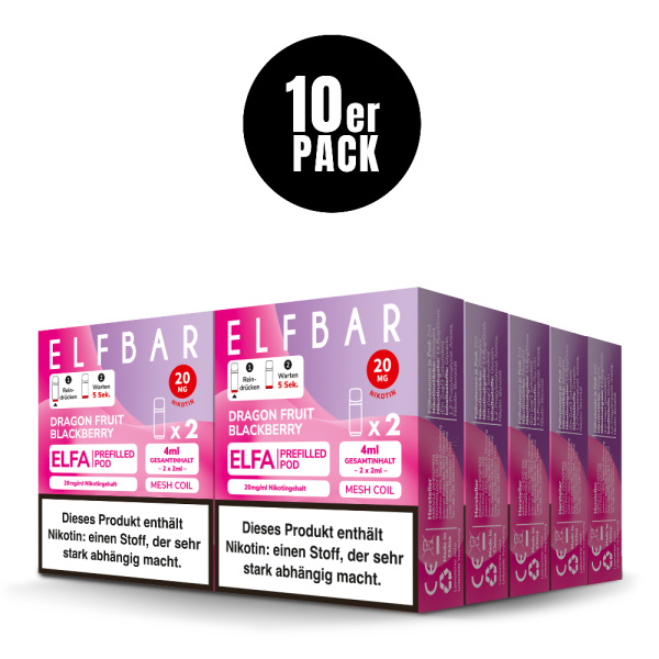ELFBAR ELFA Liquid Pod 2er Pack (2 x 2ml) 20mg Nikotin - Banana