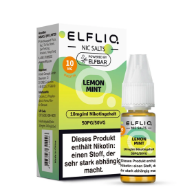 Elfbar Elfliq 10ml 10mg - Lemon Mint