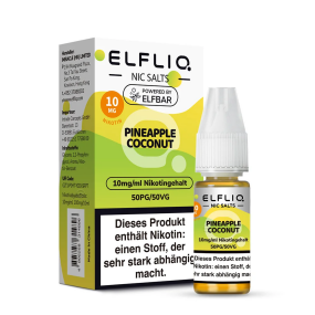 Elfbar Elfliq 10ml 10mg - Pineapple Coconut