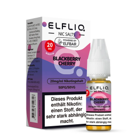 Elfbar Elfliq 10ml 20mg - Blackberry Cherry