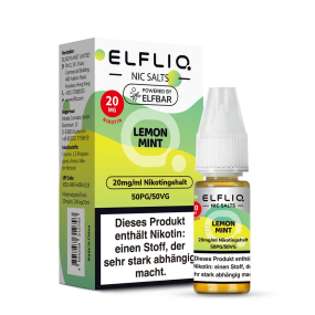 Elfbar Elfliq 10ml 20mg - Lemon Mint