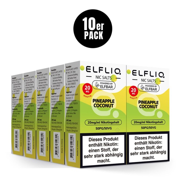 Elfbar Elfliq 10ml 20mg - Apple Peach