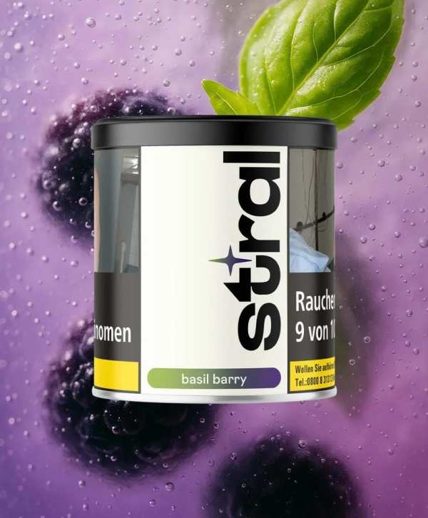 Stral Tabak 200g - basil barry