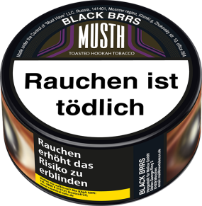 MUSTH Tabak 200g - Black Brrs