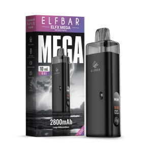 ELFBAR ELFX - Mega Refillable Pod Kit - Black