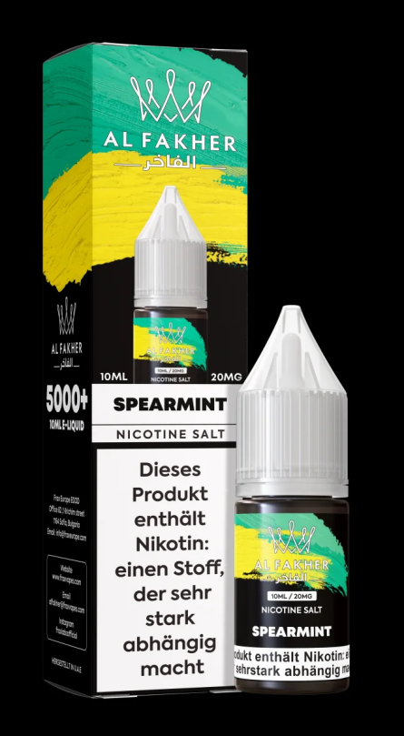 Al Fakher Liquid 10ml 20mg - Spearmint