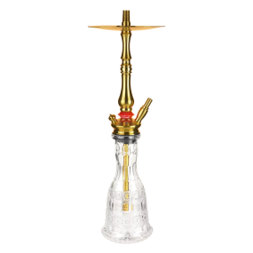 Mata Leon Midas Tradi - Edelstahl Shisha Red