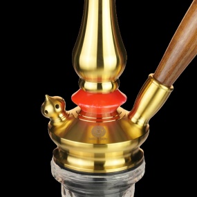 Mata Leon Midas Tradi - Edelstahl Shisha Red