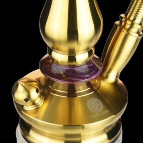 Mata Leon Midas Tradi - Edelstahl Shisha Purple