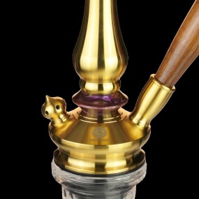 Mata Leon Midas Tradi - Edelstahl Shisha Purple