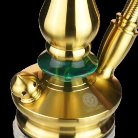 Mata Leon Midas Tradi - Edelstahl Shisha Green