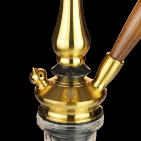 Mata Leon Midas Tradi - Edelstahl Shisha Black