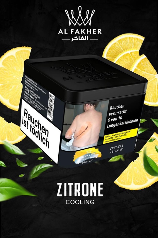 Al Fakher Tabak 200g - Crystal Yellow (29,90 €)