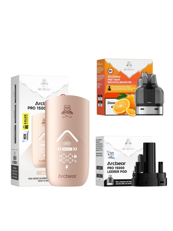 Arcbear Pro 15k Starterkit - Gold Orange