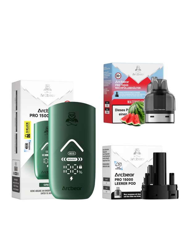 Arcbear Pro 15k Starterkit - Green Watermelon Ice