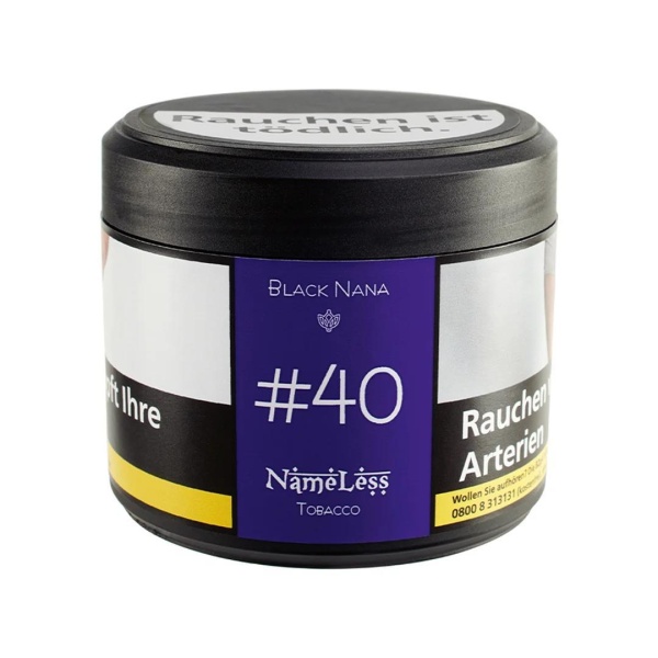 NameLess Tabak 200g - # 40 Black Nana (29,90 €)