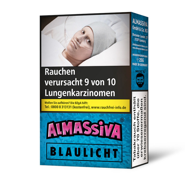 Almassiva Tabak 25g - Blaulicht