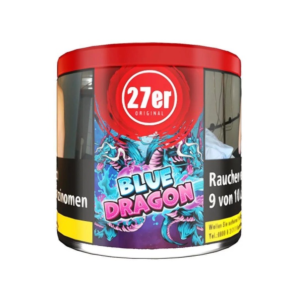 27ER Tabak 200g - Blue Dragon (28,90 €)