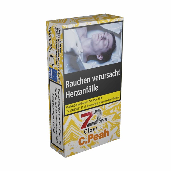 7 Days Classic Tabak 25g - C. Peah (3,90€)