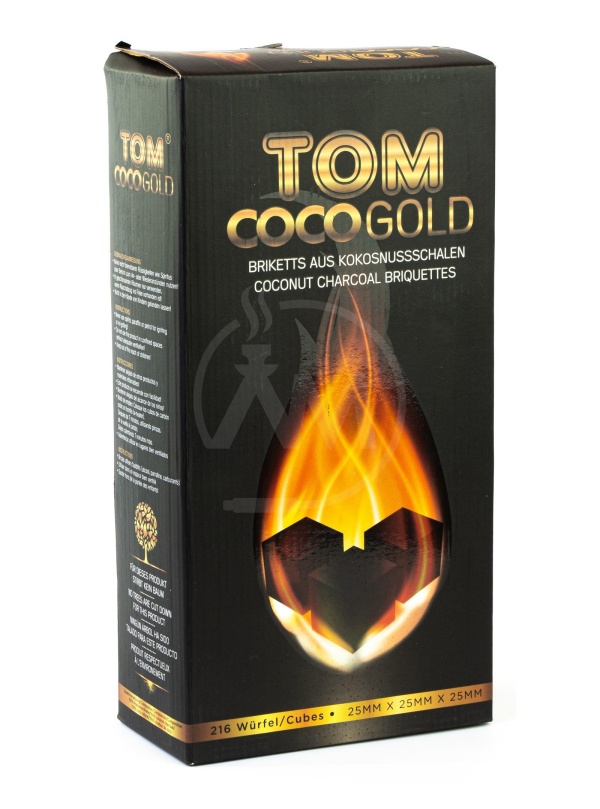 Tom Cococha Gold Kokosnuss Naturkohle 3kg