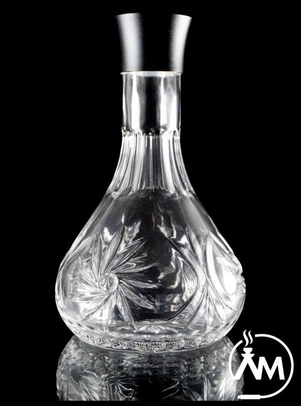 Ersatzglas Flasche Aladin Alux, Admiral - matt black