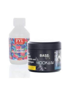 Fog Your Life 130g inkl. Hookain Base Tobacco 75g - Rotes...