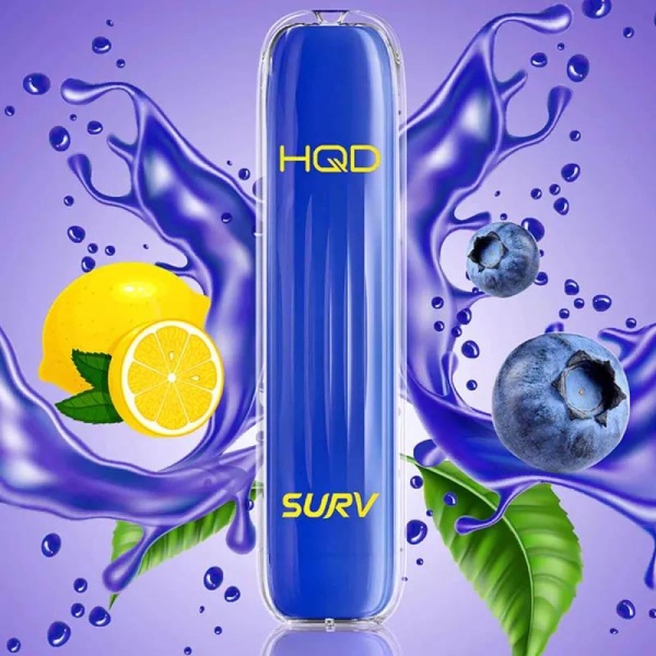 HQD Surv - Einweg E-Shisha ca. 600 Züge - Blueberry Lemonade 18mg