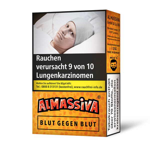 Almassiva Tabak 25g - Blut gegen Blut